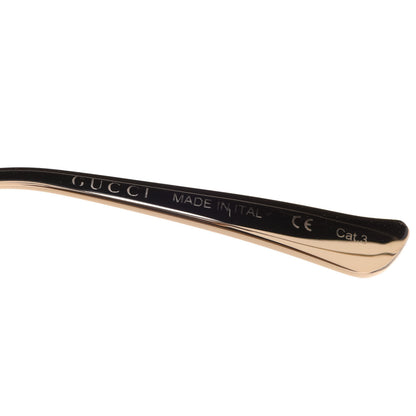 Gucci Oversized Round Frame GG0225S Sunglasses Tortoise 5 of 7