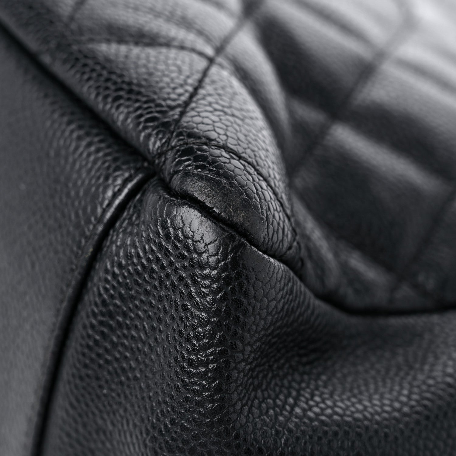 Chanel Caviar Quilted Grand Shopping Tote GST Black 9 of 16