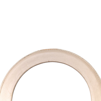 Christian Dior Lambskin Cannage Medium Lady Dior Light Beige 5 of 7