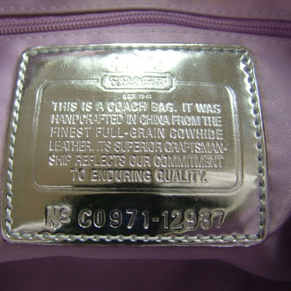 FASHIONPHILE COACHLeatherMadisonSABRINAToteBagGrey 9 of 10