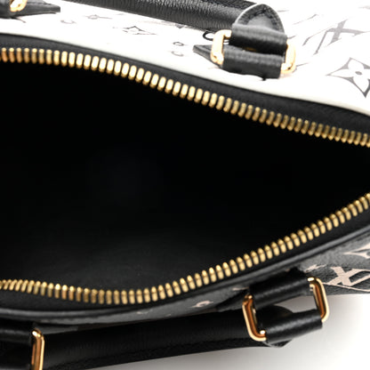 Louis Vuitton Empreinte Monogram Spring in the City Speedy Bandouliere 20 Black White Pink 5 of 9