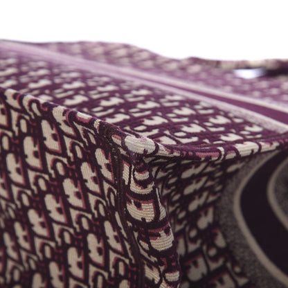 Christian Dior Oblique Large Book Tote Burgundy Multicolor 15 of 16