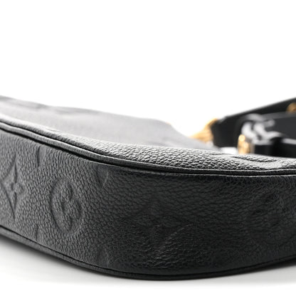 Louis Vuitton Empreinte Monogram Giant Multi Pochette Accessories Large Pochette Black 9 of 10