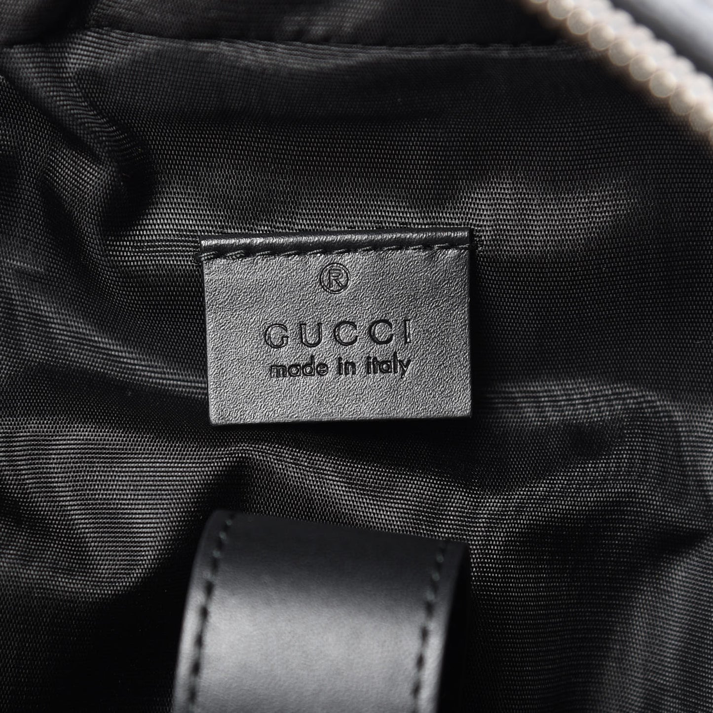 X SEGA Calfskin GUCCY Stars Dome Backpack Black Gold