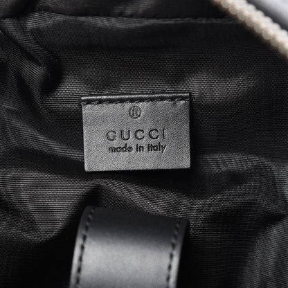 Gucci X SEGA Calfskin GUCCY Stars Dome Backpack Black Gold 8 of 10