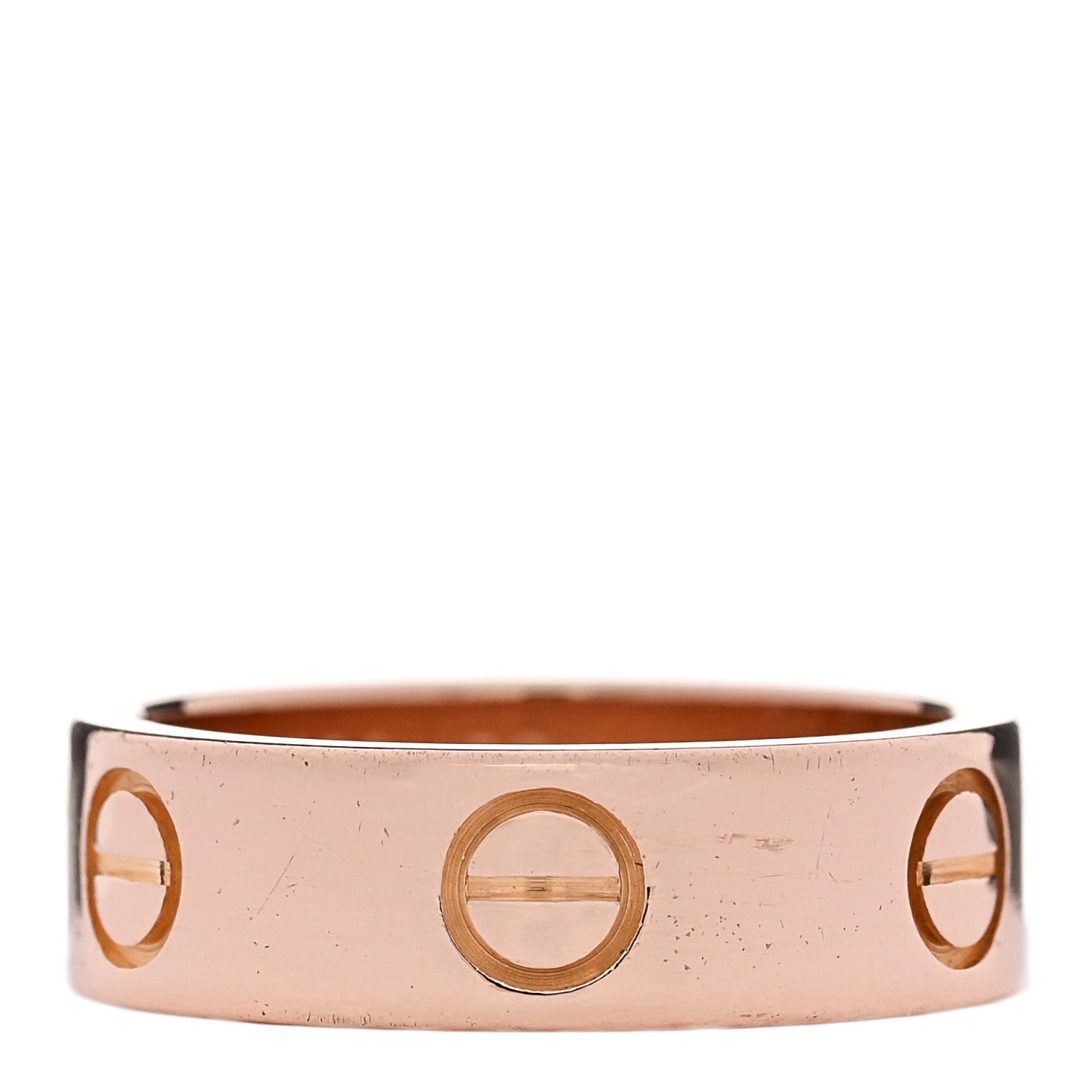 Cartier 18K Pink Gold 5.5mm LOVE Ring 50 5.5 3 of 4