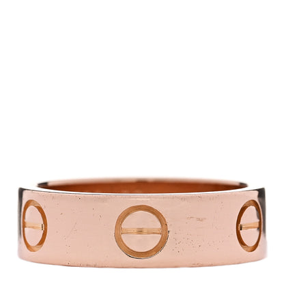 Cartier 18K Pink Gold 5.5mm LOVE Ring 50 5.5 3 of 4