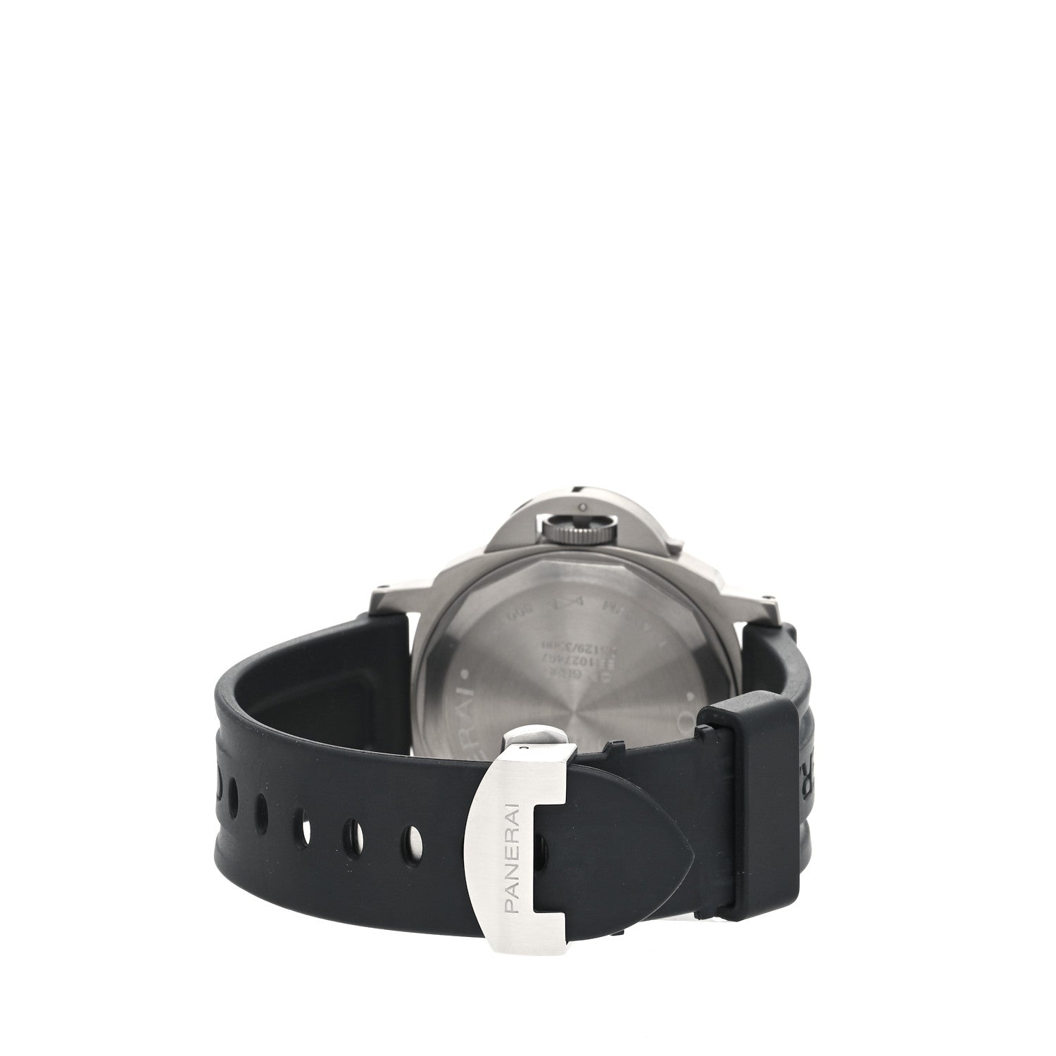 Panerai Stainless Steel Rubber 44mm Luminor Marina Manual Winding Watch Black PAM00061 3 of 5