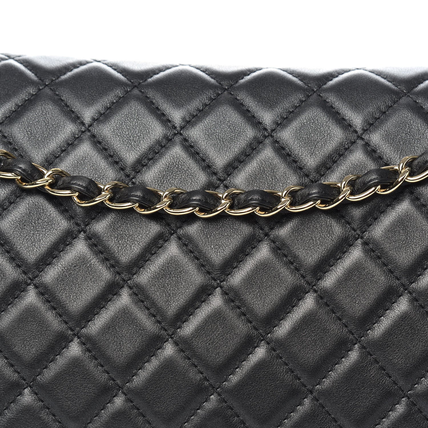 Chanel Calfskin Quilted XXL Travel Flap Bag Black 10 of 10