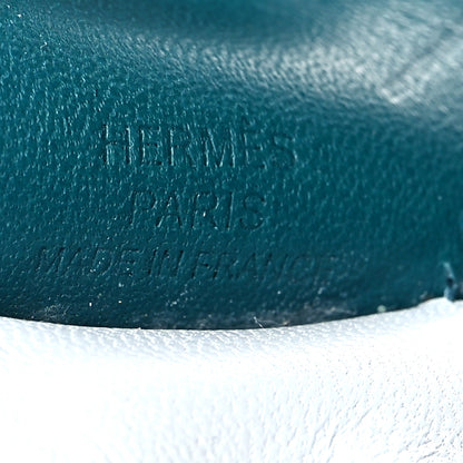 Hermes Milo Lambskin Grigri Rodeo Pegase Horse Bag Charm PM Bleu Brume Sesame Vert Bosphore 3 of 4