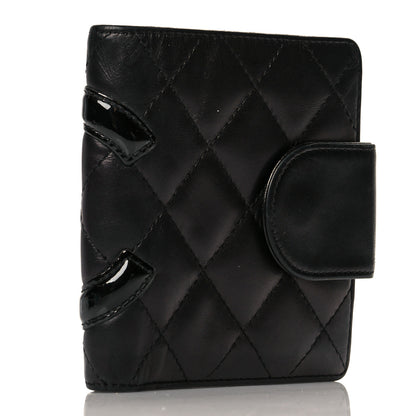 Chanel Calfskin Quilted Cambon Bi-Fold Wallet Black 3 of 9