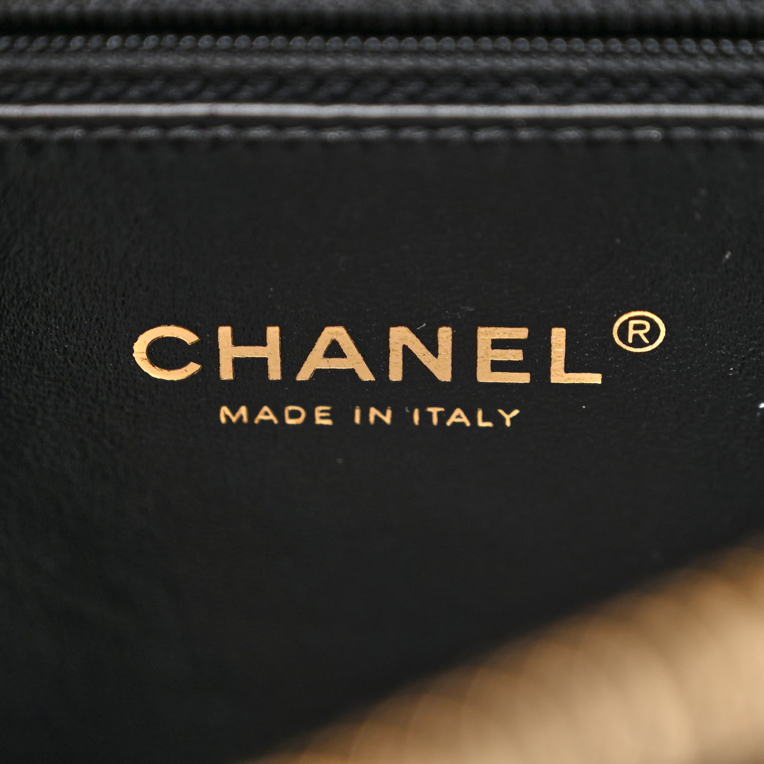 Chanel Calfskin Chevron Quilted Medal Flap Black 6 of 10