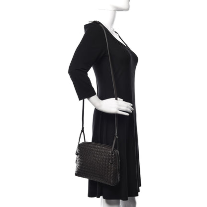 Bottega Veneta Nappa Intrecciato Pillow Crossbody Messenger Ebano 2 of 10