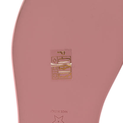 Christian Dior Lambskin Embossed Every-D Flat Slide Sandals 40.5 Chateau Rose 7 of 15