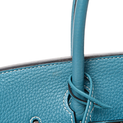 Hermes Togo Birkin 30 Blue Jean 15 of 19