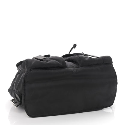 Prada Nylon Vela Medium Backpack Black 4 of 9