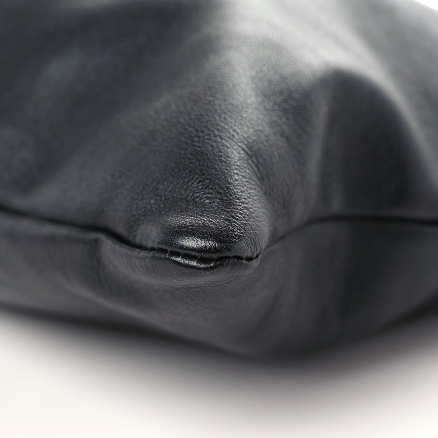Calfskin House Check Big Crush Black