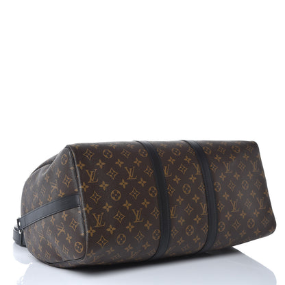 Louis Vuitton Monogram Macassar Keepall Bandouliere 45 4 of 7