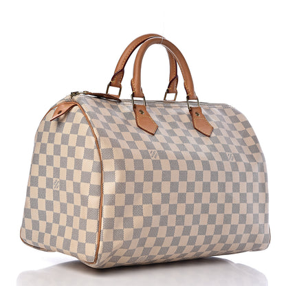Louis Vuitton Damier Azur Speedy 35 3 of 13