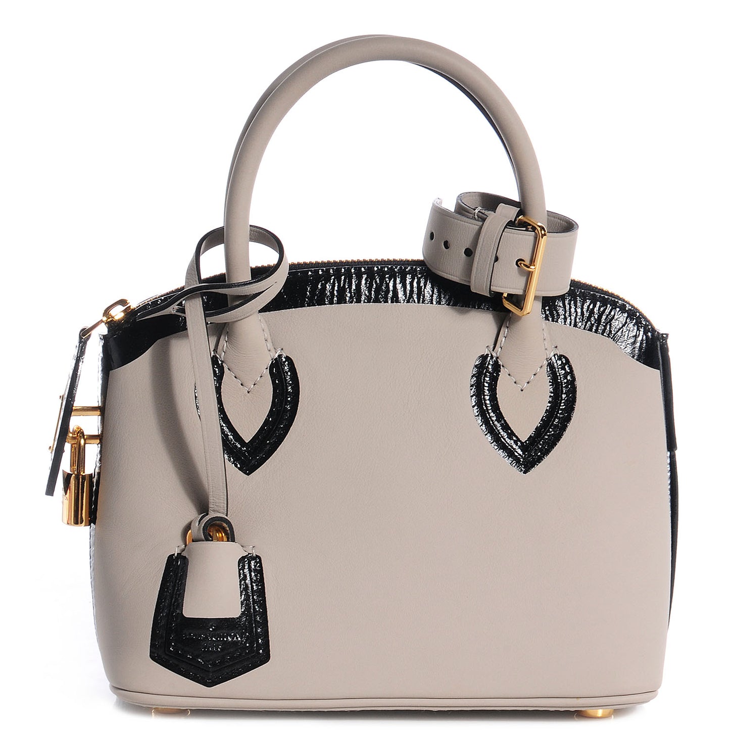 Cuir Obsession Lockit BB Gris