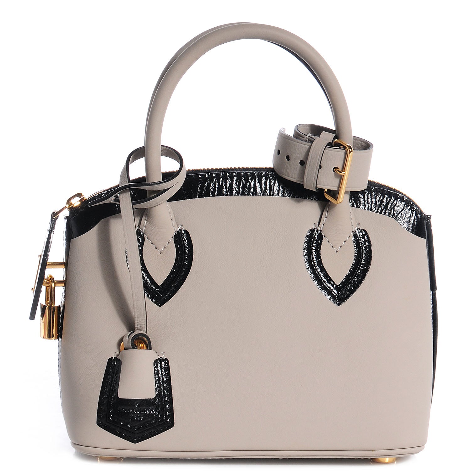 Louis Vuitton Cuir Obsession Lockit BB Gris 1 of 8