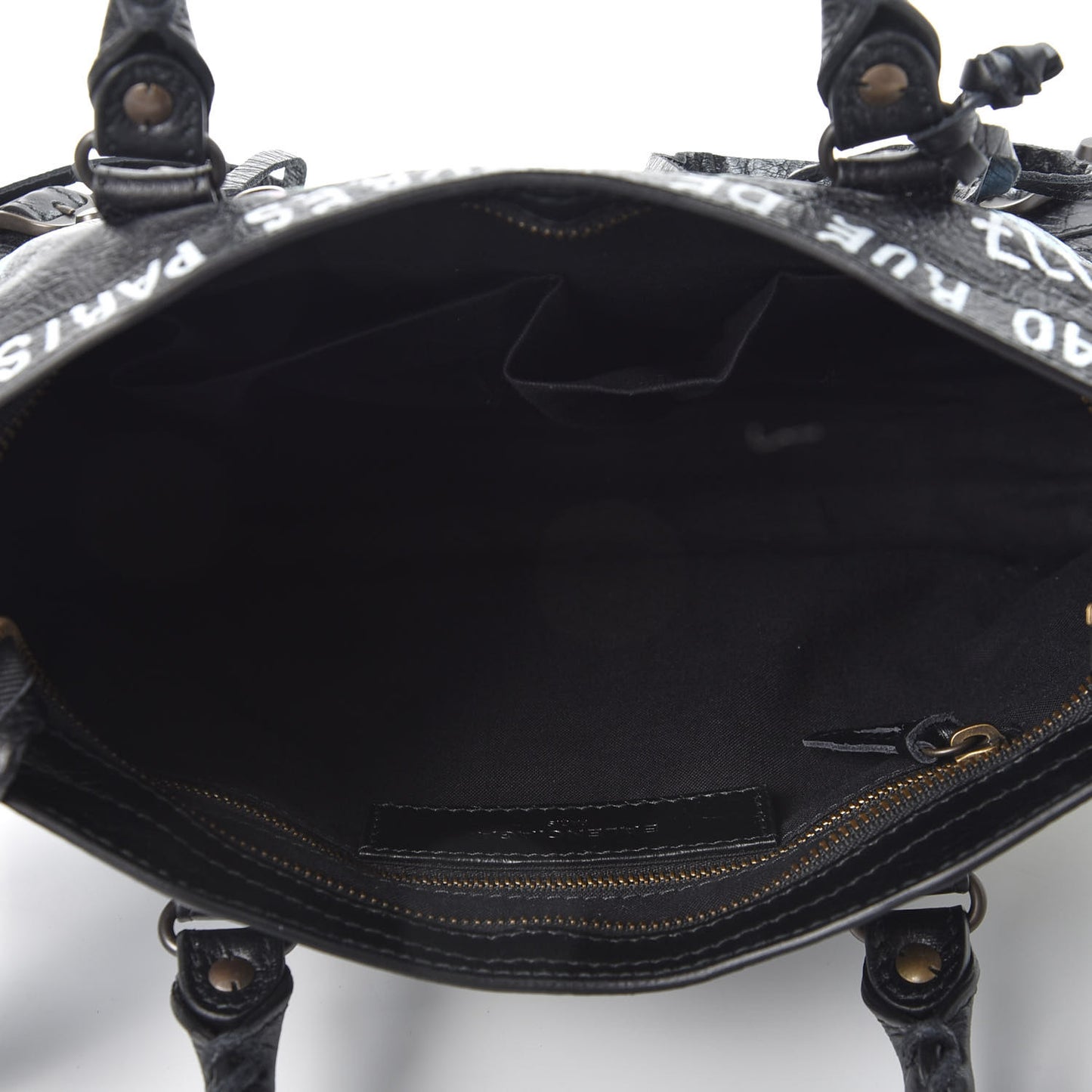 Agneau Graffiti All Over Classic Hardware S City Black Multicolor