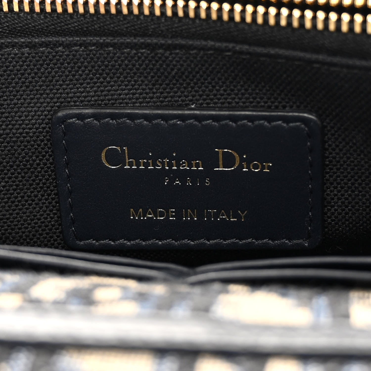 Christian Dior Oblique 30 Montaigne 2-In-1 Pouch Blue 6 of 10