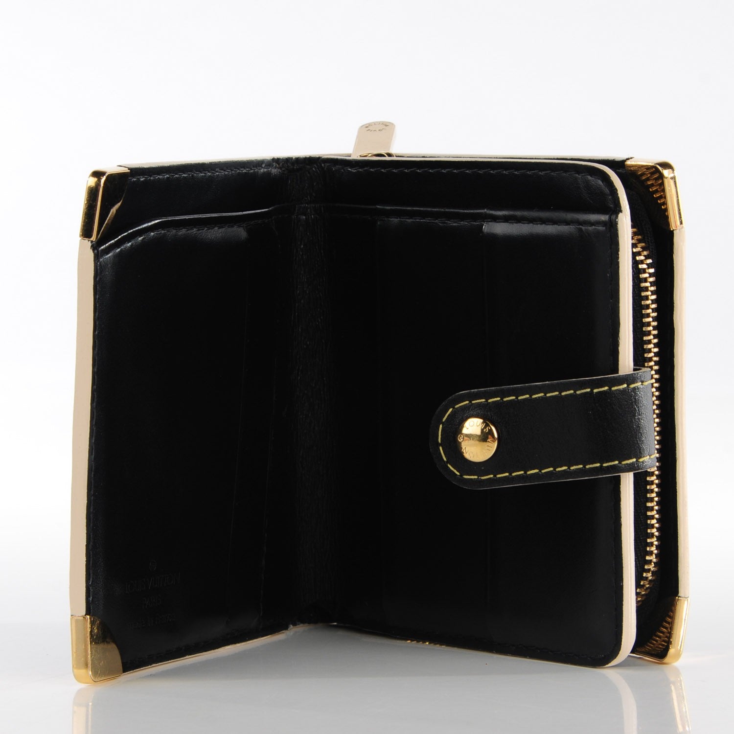 Louis Vuitton Suhali Compact Zipped Wallet Black 5 of 7