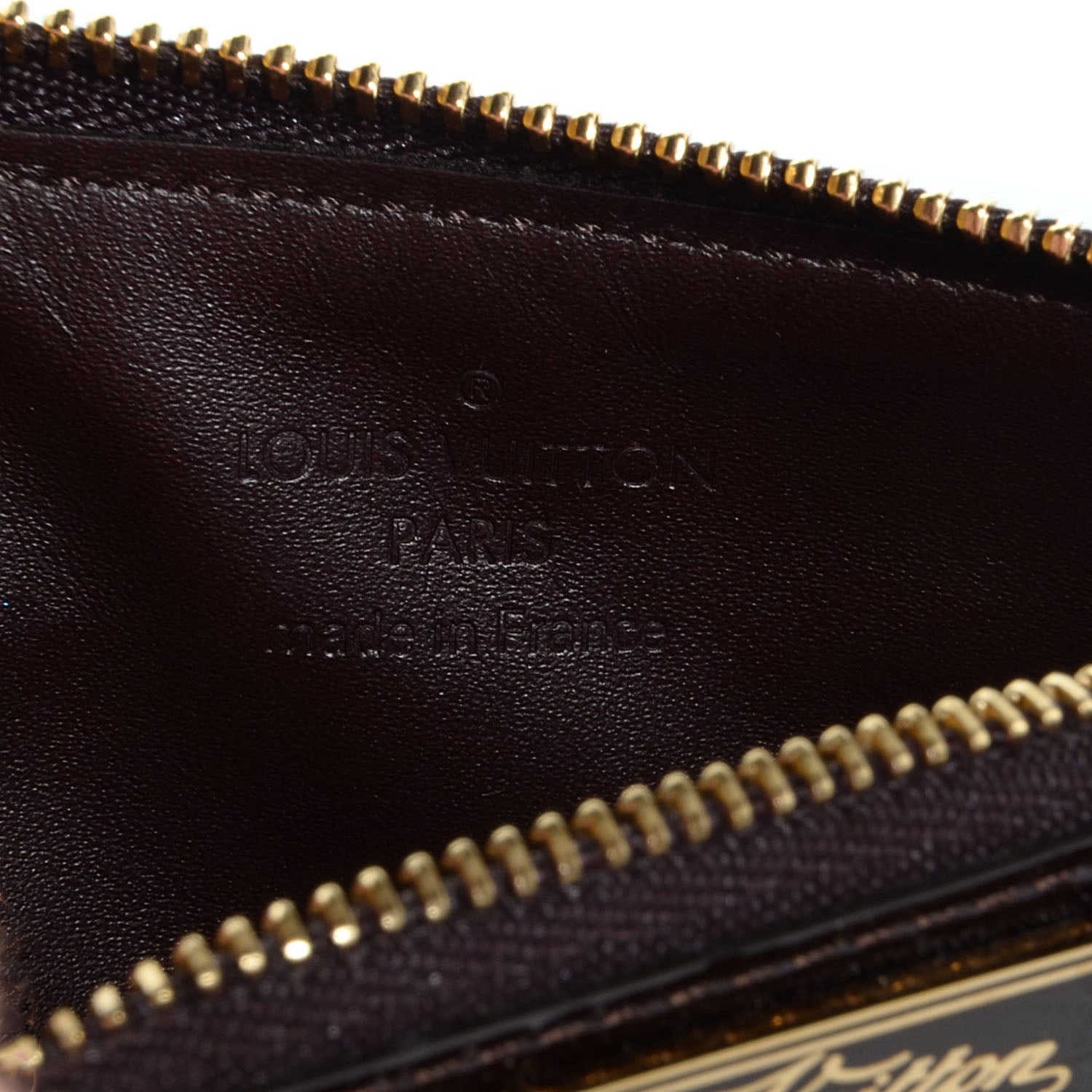Louis Vuitton Vernis Key Pouch Amarante 5 of 7