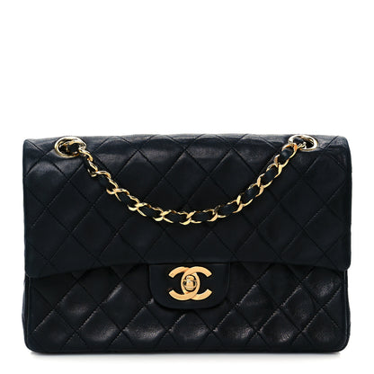 Chanel Lambskin Quilted Small Double Flap Black 2 of 23
