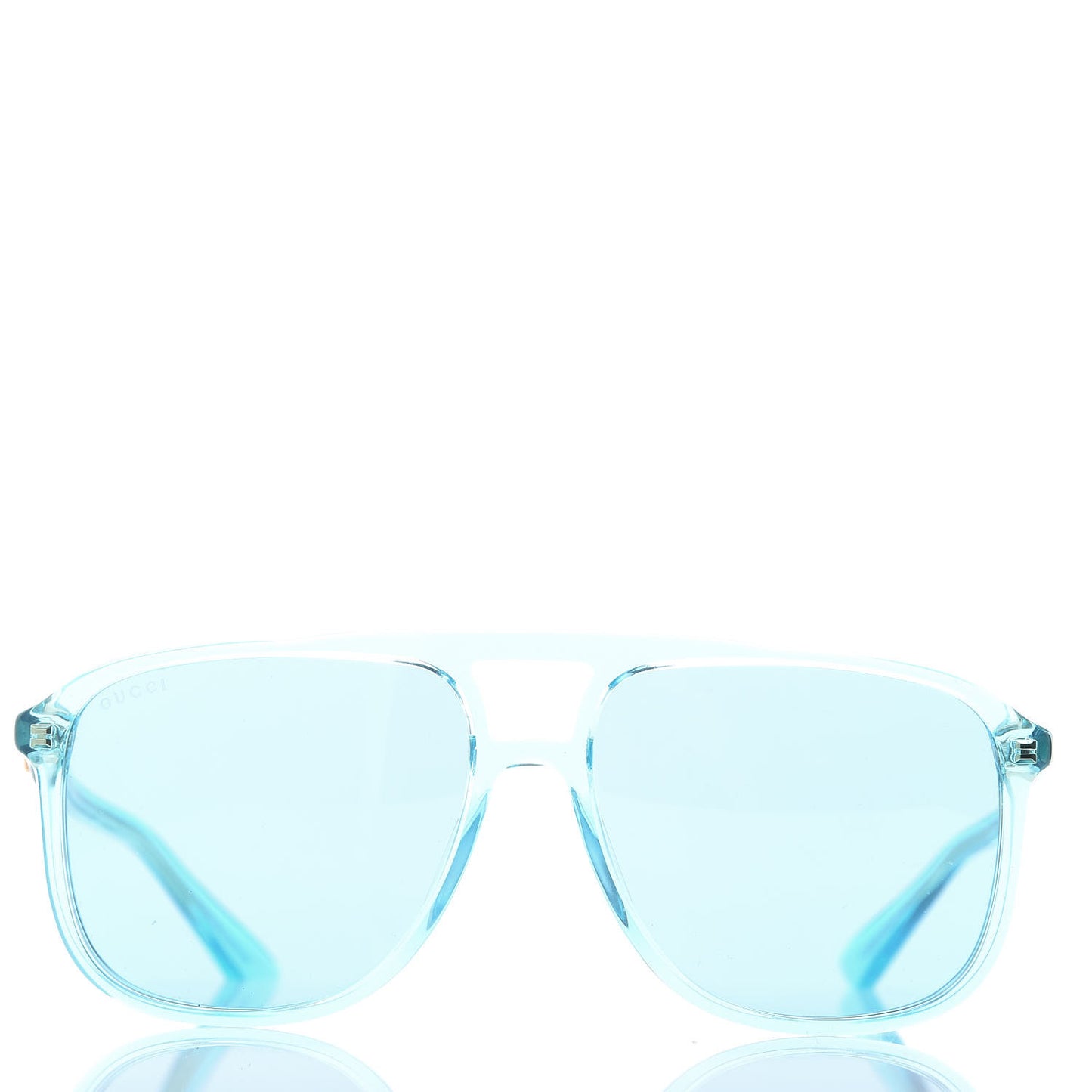 Squared Aviator Sunglasses GG0262S Blue