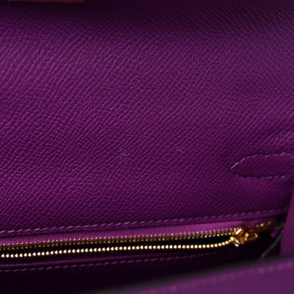 Hermes Epsom Kelly Sellier 25 Anemone 10 of 11