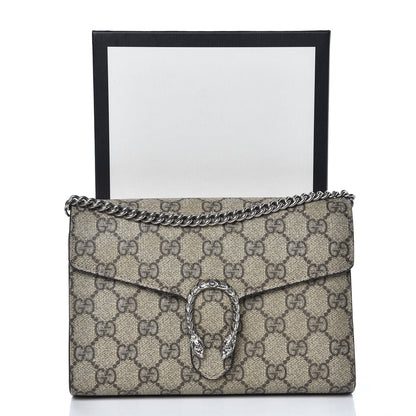 Gucci GG Supreme Monogram Mini Dionysus Chain Wallet Beige Taupe 10 of 10