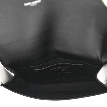 Saint Laurent Grain De Poudre Classic Monogram Kate Clutch Black 4 of 7