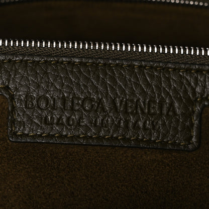 Bottega Veneta Deerskin Intrecciato Medium Traveler Hobo Kaki 5 of 10