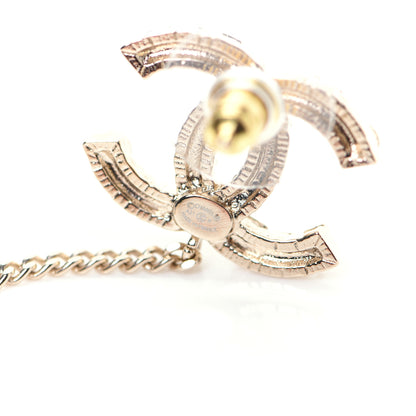 Chanel Crystal CC Cuff Single Earring Gold 5 of 7