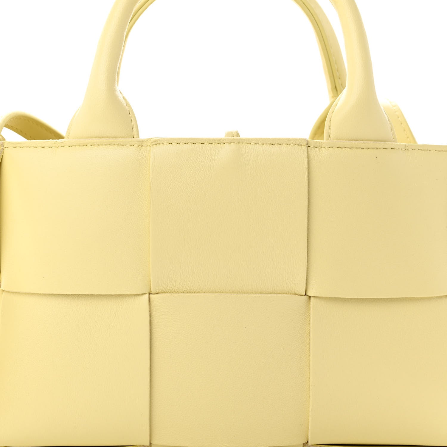 Bottega Veneta Nappa Maxi Intrecciato Candy Arco Tote Ice Cream 9 of 11