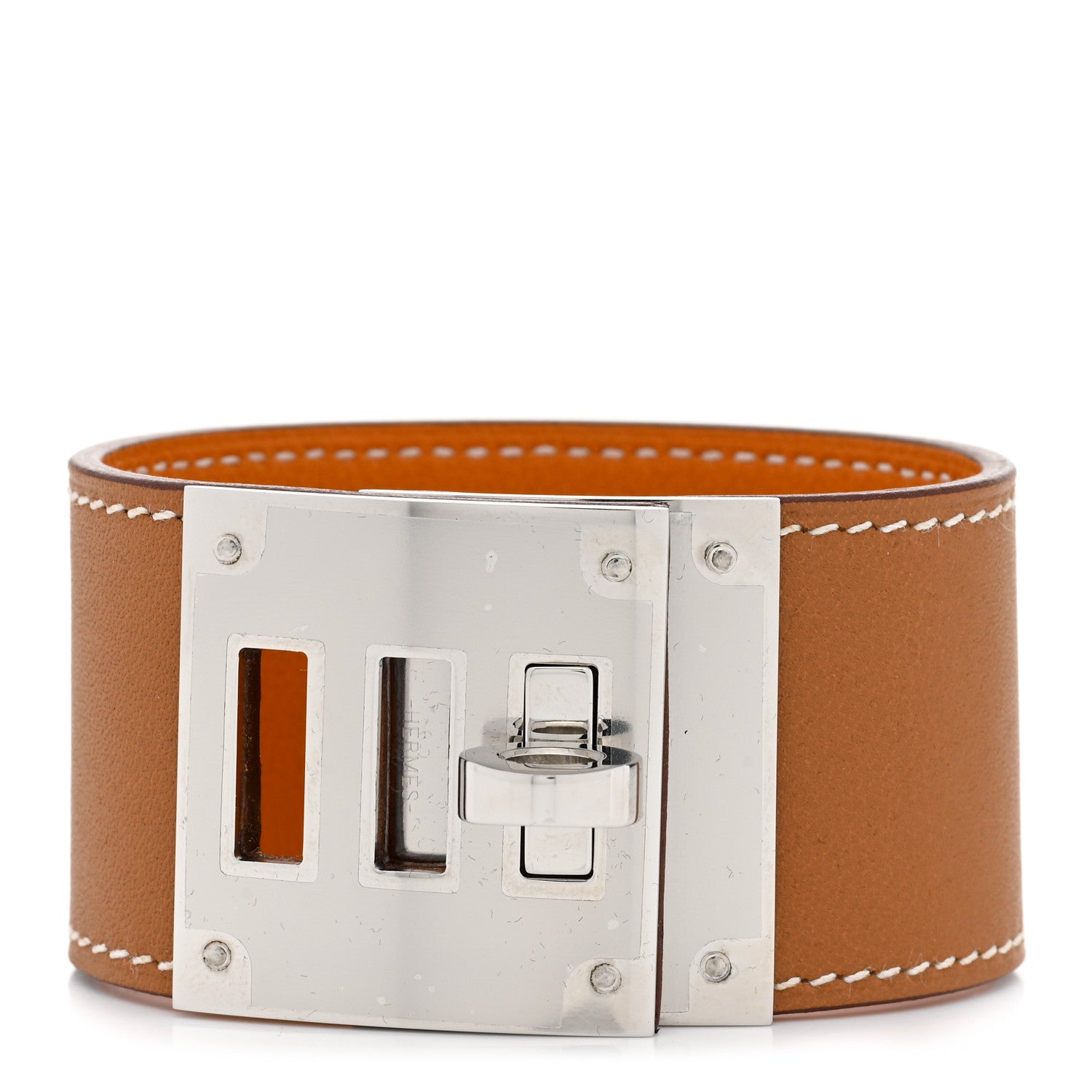 Hermes Swift Kelly Dog Bracelet T2 Gold 1 of 7