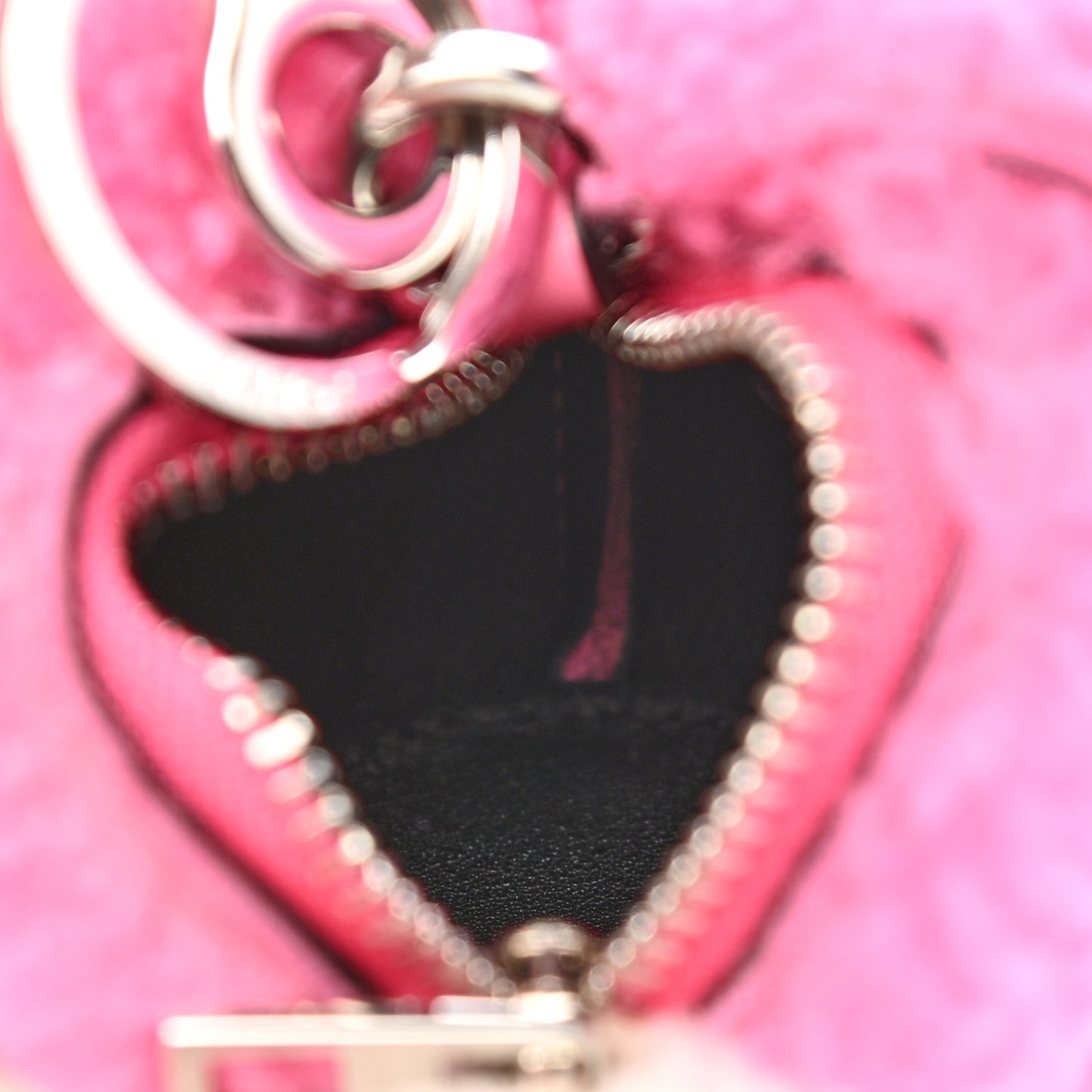 Shearling Bunny Charm Pink