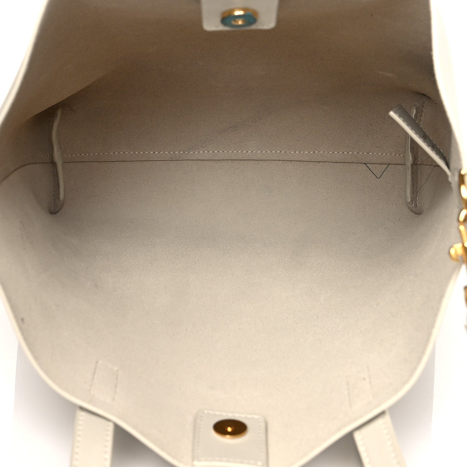 Saint Laurent Calfskin Toy Shopping Tote Porcellana 8 of 13