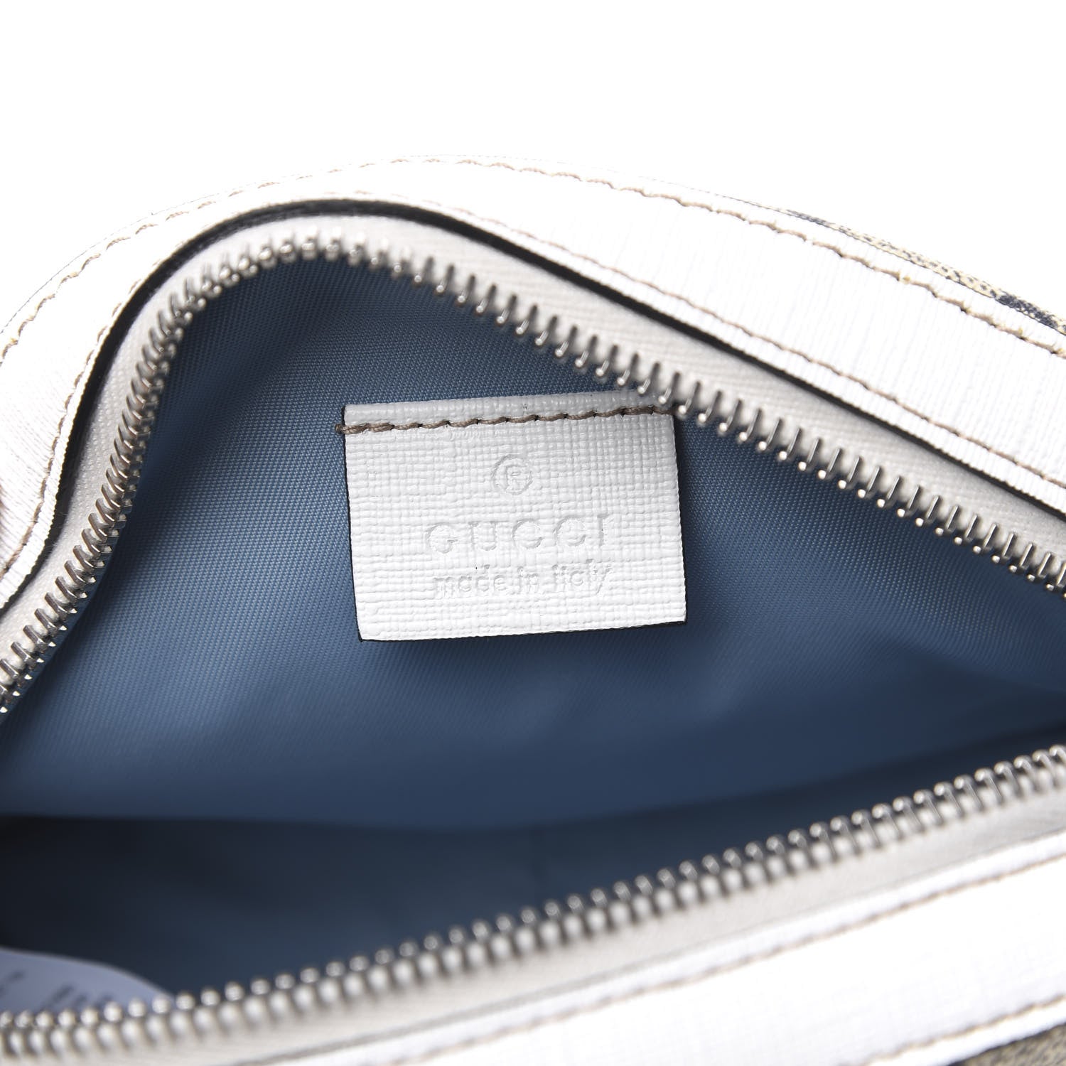 Gucci GG Supreme Monogram Childrens Octopus Messenger Bag White 6 of 10