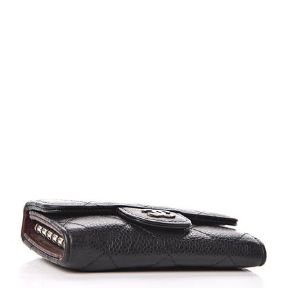 Chanel Caviar Quilted 6 Key Holder Black 4 of 9