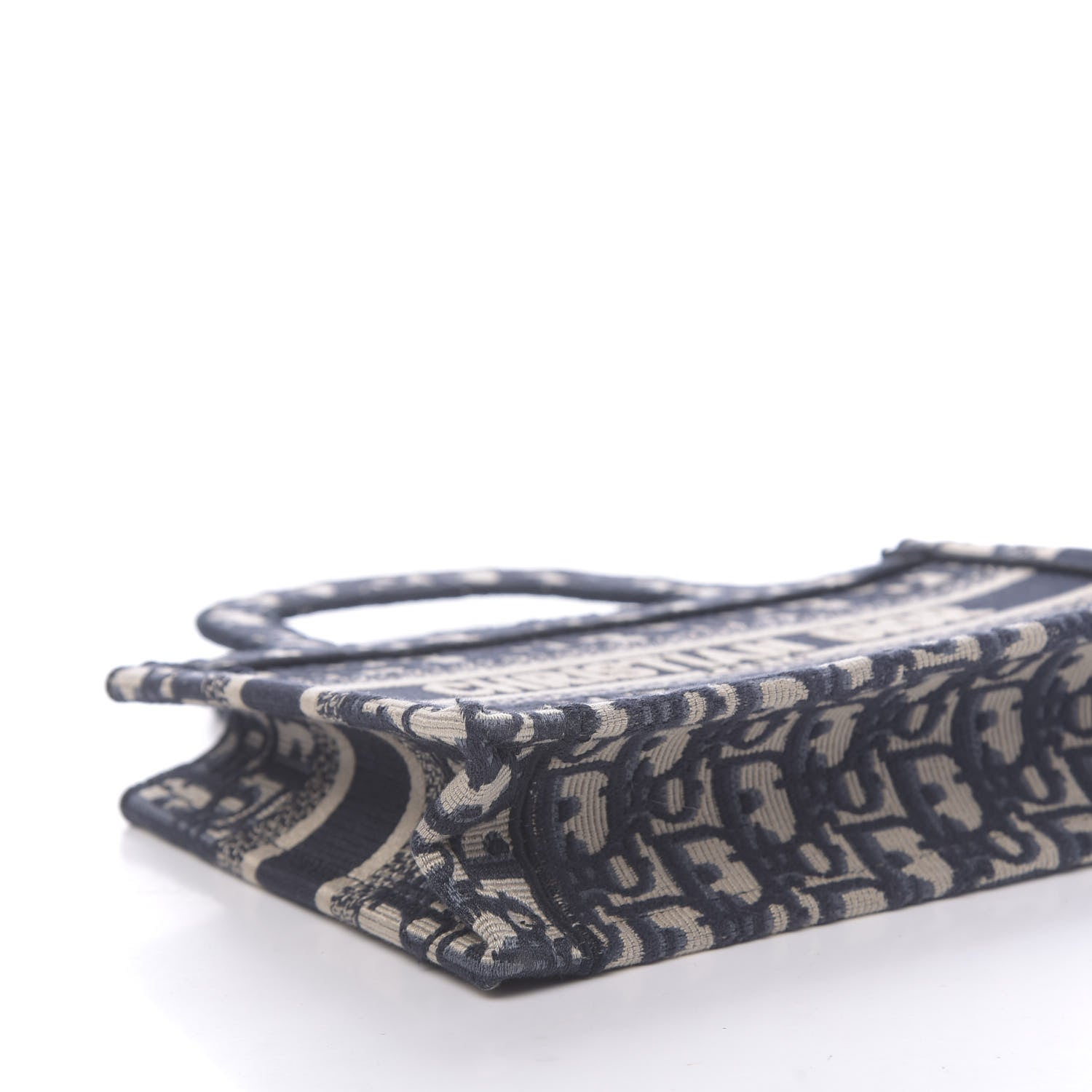 Christian Dior Oblique Mini Book Tote Blue Multicolor 8 of 10