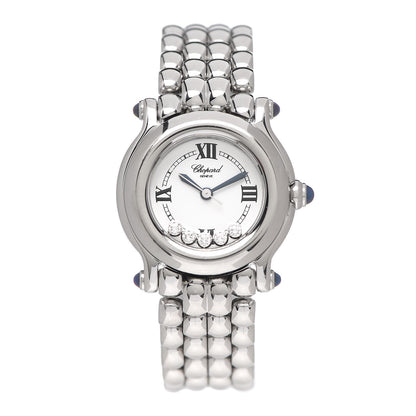 Chopard Stainless Steel 5 Diamond 26mm Happy Sport Quartz Watch 1 of 5