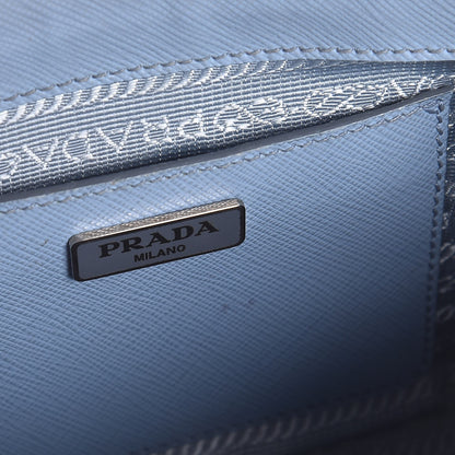 Prada Saffiano Mini Galleria Double Zip Tote Astrale 6 of 8