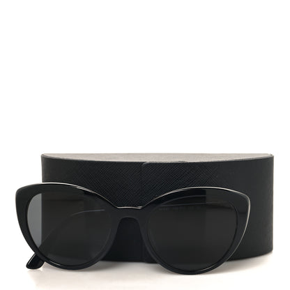 Prada Acetate Cat Eye Sunglasses SPR 02V Black 7 of 7