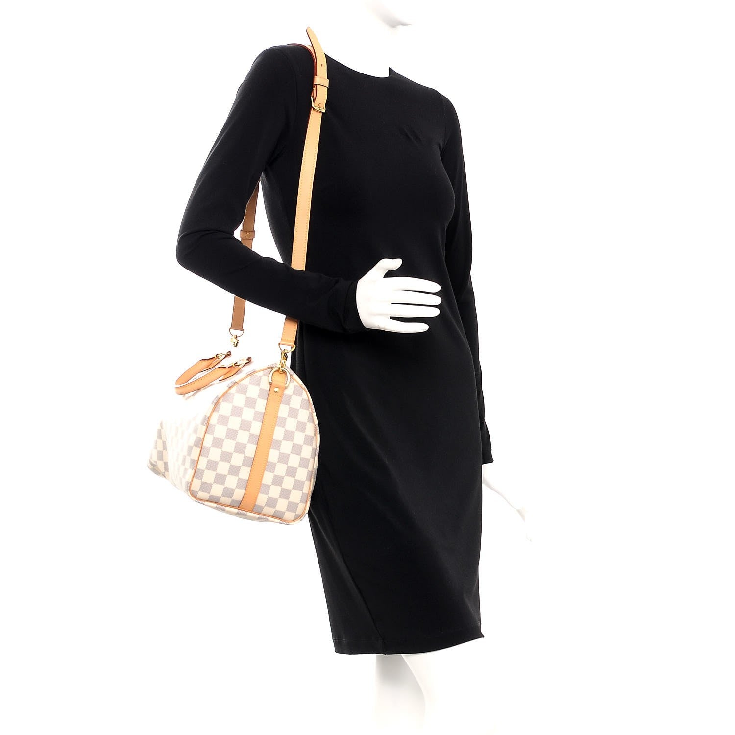 Louis Vuitton Damier Azur Speedy Bandouliere 30 2 of 11