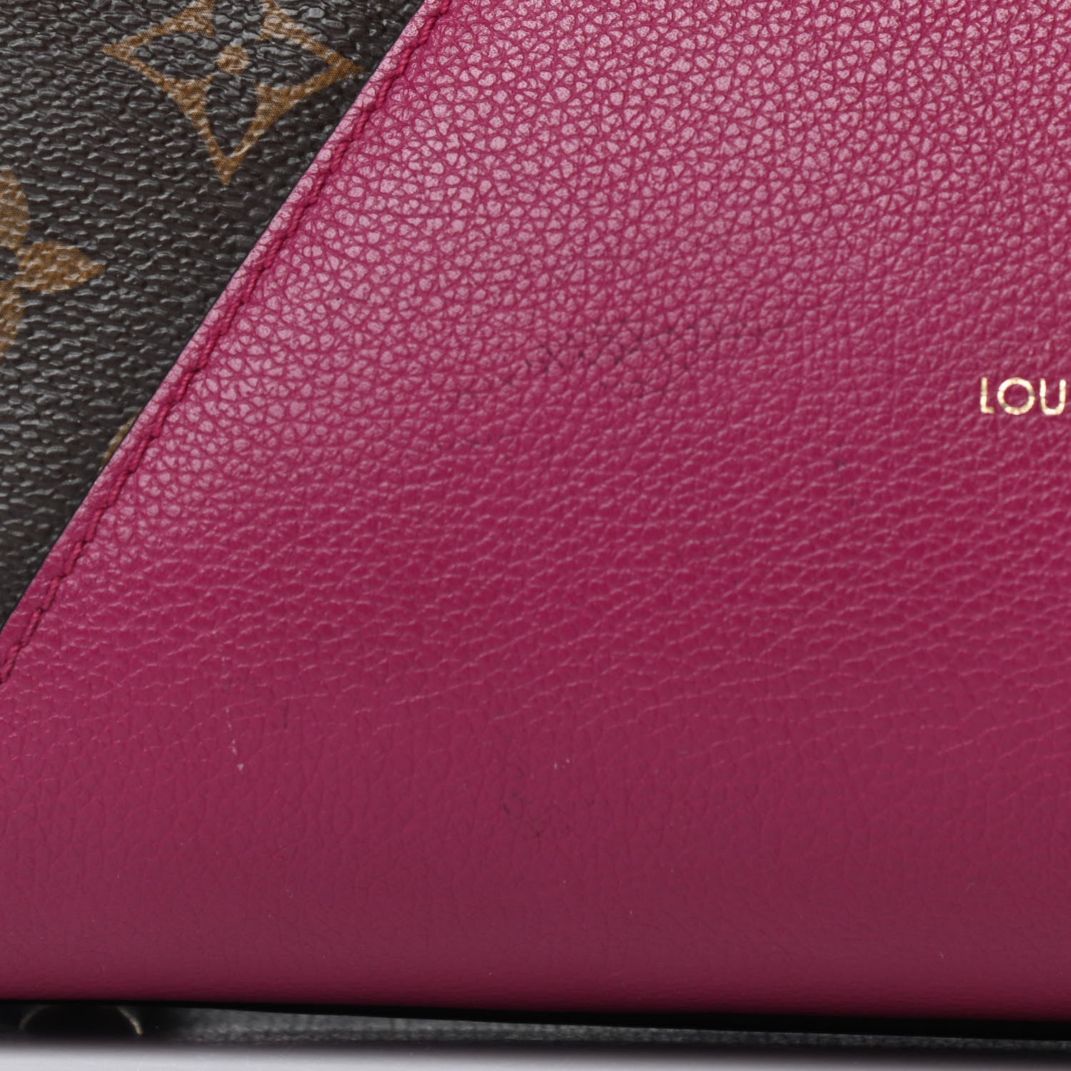 Louis Vuitton Calfskin Monogram Kimono Tote Grape 5 of 6