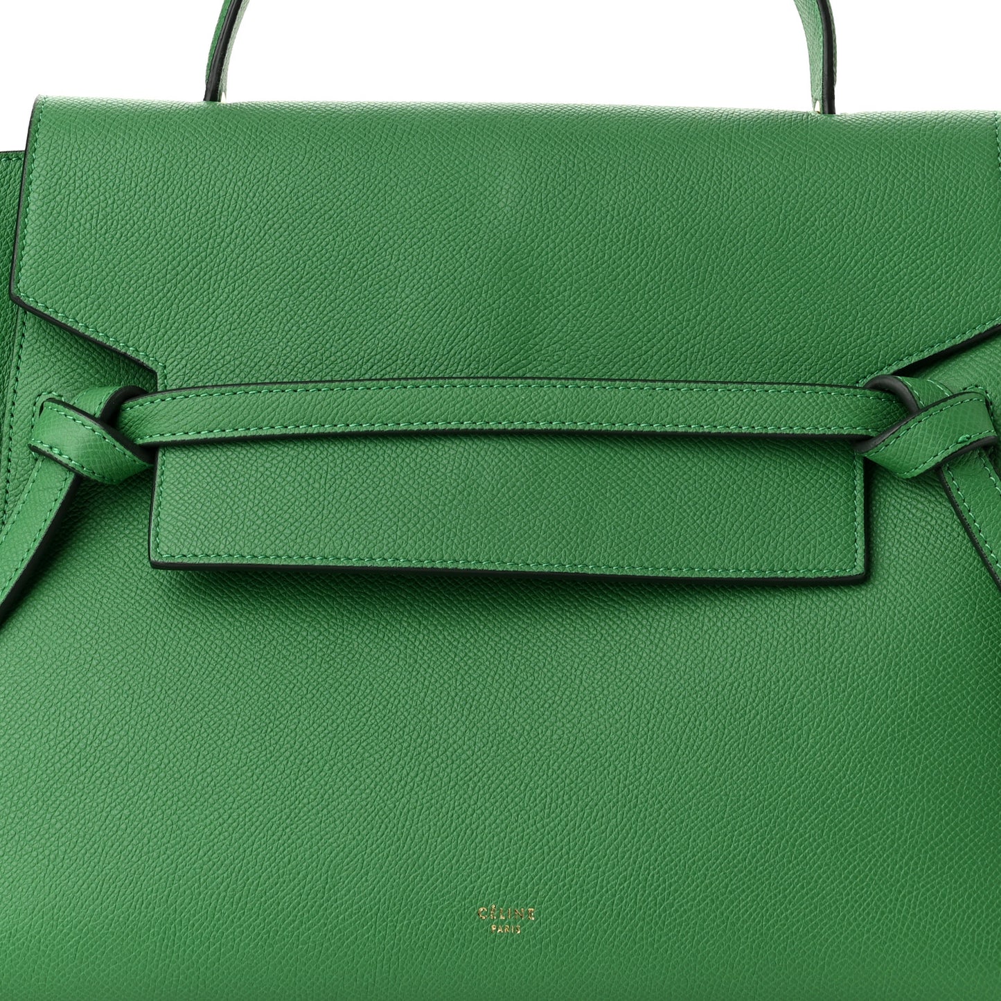 Grained Calfskin Mini Belt Bag Mint