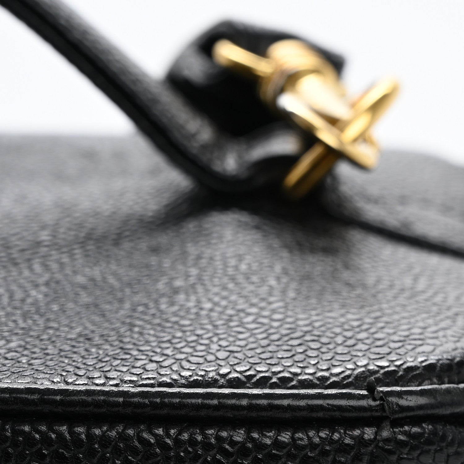 Chanel Caviar CC Vanity Train Case Black 10 of 14